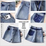  QUẦN SHORT JEAN TÚI SAU E693 