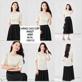  Áo voan lụa chấm bi AN327 