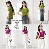  Áo thun gân basic an174-a 