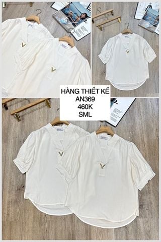  Áo sơmi tag chữ v AN369 