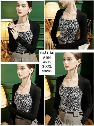  Áo thun vệt màu trắng đen a104 