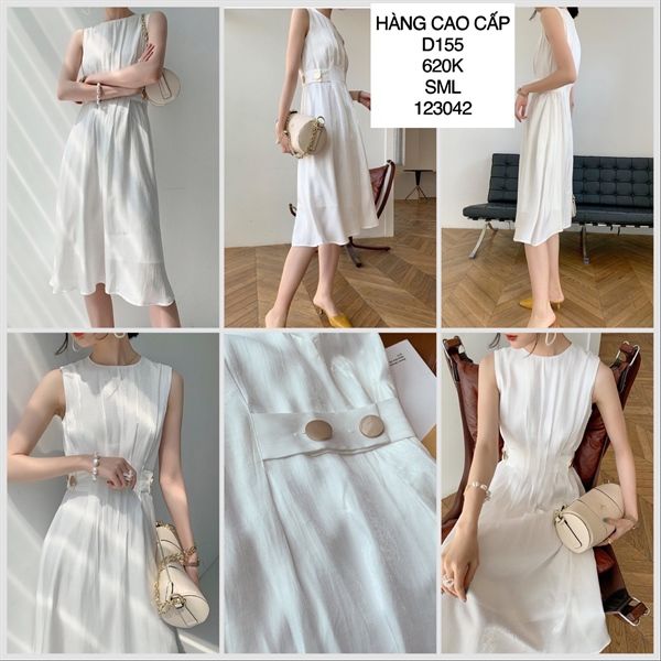  Đầm voan tơ ánh kim d155 