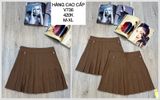  Chân váy nâu xếp ly v736 