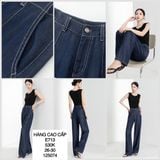  Quần denim viền chỉ túi e713 