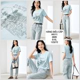  Áo thun thêu chữ time an111 