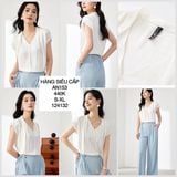  Áo voan lụa họa tiết ô an153 