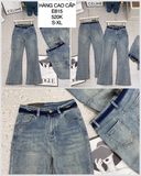  Quần jean loe lưng phối màu E815 