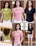  Áo thun polo tà bầu an106 