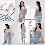  Áo dệt kim đục lỗ an246 