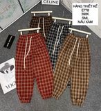  Quần jogger caro E778 