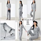  Set áo quần phối viền cổ d117 