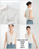  Áo ghile xẻ lai trước AN340 