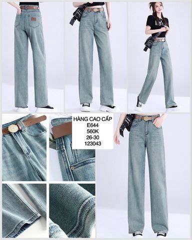  Quần jean tag số 6 + belt e644-c 