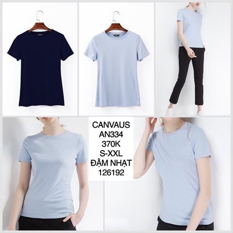  Áo thun trơn basic AN334 