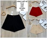  Quần short xếp ly e712 
