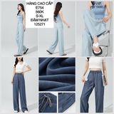  Quần denim ống suông e7541a 