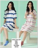  Đầm thun kẻ sọc D301 