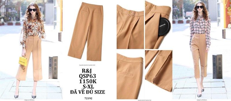  QUẦN TÂY ỐNG SUÔNG HÃNG R&J QSP63 