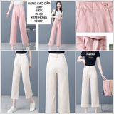  Quần linen lửng ống suông e687 