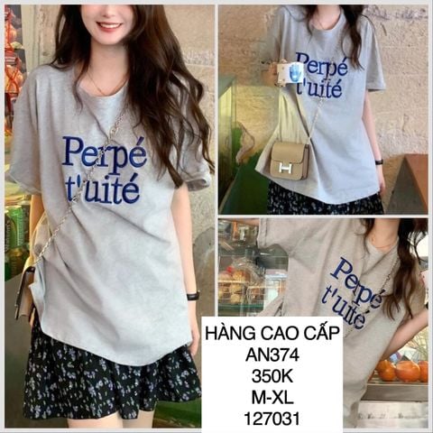  Áo thun chữ perpe AN374 