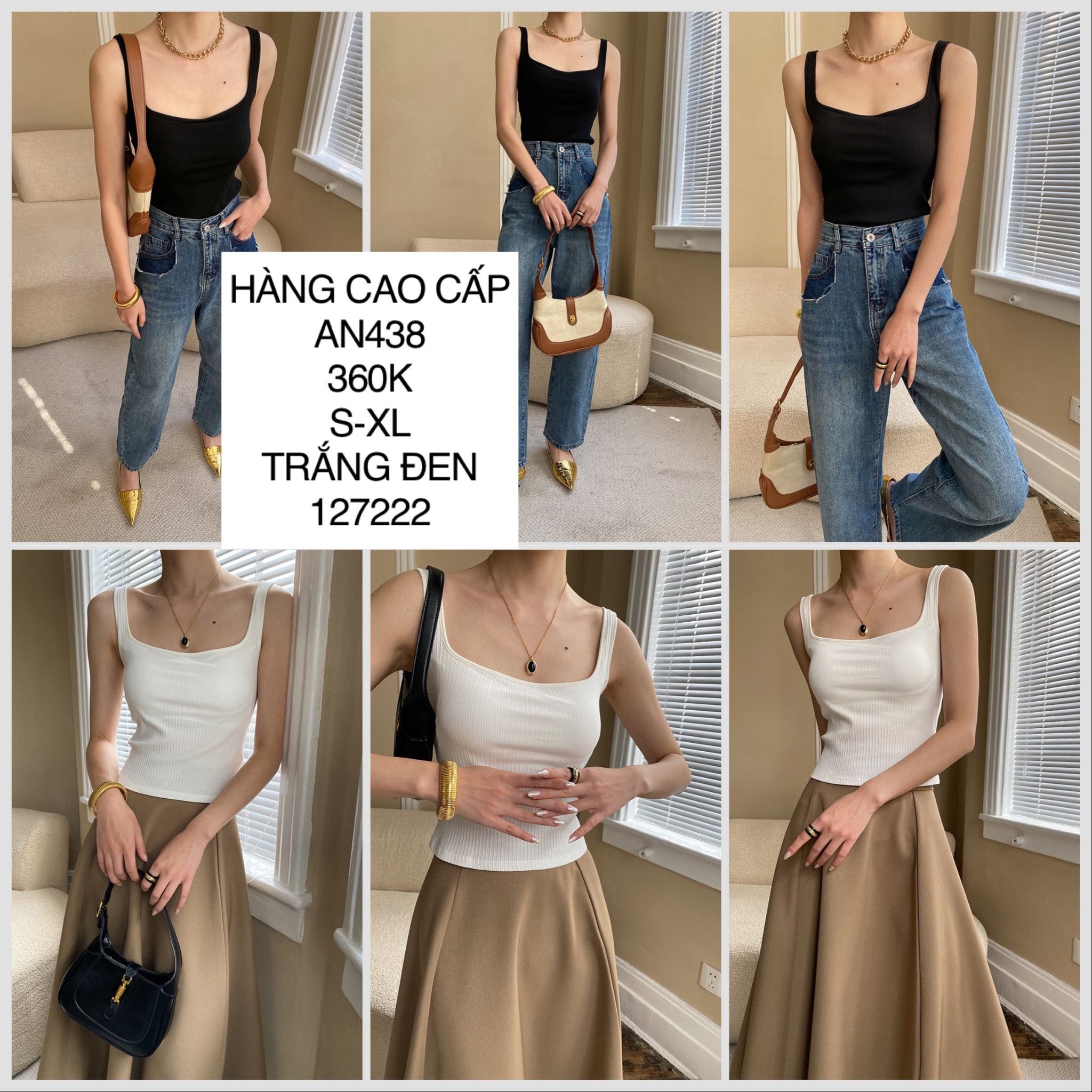  Áo dây bảng nhỏ AN438 