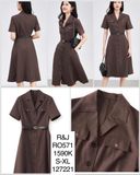  Đầm vest kèm belt RO571 