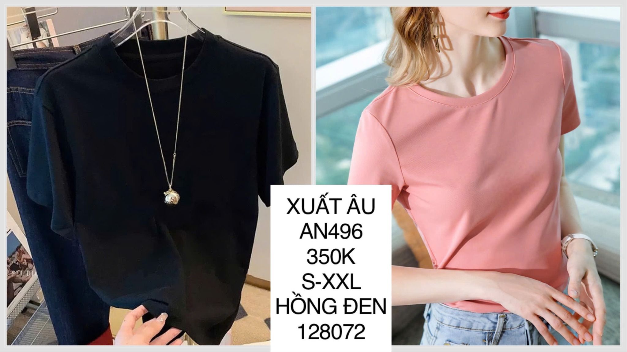  Áo thun basic AN496 