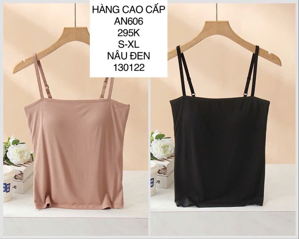  Áo 2 dây lót mút ngực AN606 