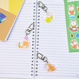  Móc khóa acrylic Moni tập aerobic 