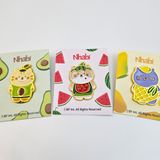  Huy hiệu cài áo kim loại Mèo Berry Kitty Xoài 
