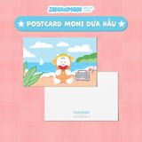  Postcard SNOW MON decor dán tường, quà tặng lưu niệm, trang trí phòng ngủ - Thiệp nhắn nhủ lời chúc dễ thương 