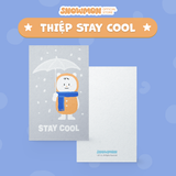  Postcard SNOW MON decor dán tường, quà tặng lưu niệm, trang trí phòng ngủ - Thiệp nhắn nhủ lời chúc dễ thương 