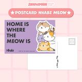  Postcard SNOW MON decor dán tường, quà tặng lưu niệm, trang trí phòng ngủ - Thiệp nhắn nhủ lời chúc dễ thương 