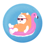  Huy hiệu cài áo Moni trên Phao bơi 