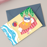  Postcard SNOW MON decor dán tường, quà tặng lưu niệm, trang trí phòng ngủ - Thiệp nhắn nhủ lời chúc dễ thương 