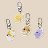  Móc khóa acrylic Mèo Cheese 