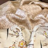  Quà tặng 20/11 cho sếp nữ, vợ, cô giáo, giáo viên nữ, mẹ và bạn gái, người yêu nữ quà tặng Khăn quàngchoàng cổ lụa cao cấp cho nữ văn phòng sở đẹp màu vàng AGANA - KS188 