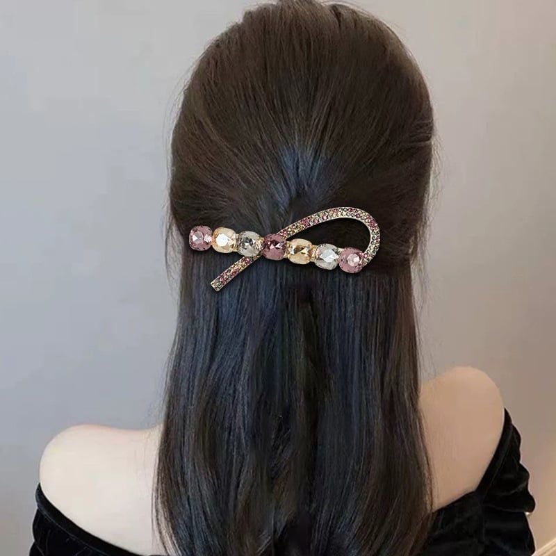  Quà tặng 20/10 cho sếp nữ, vợ, cô giáo, giáo viên nữ, mẹ và bạn gái, người yêu nữ quà tặng Kẹp (cặp) tóc cao cấp AGANA - Ghim kẹp tóc nữ đẹp đính đá hoa sang trọng phù hợp làm quà tặng mọi dịp - KDD116 