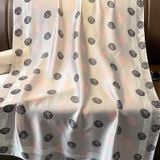  Quà tặng 20/11 cho sếp nữ, vợ, cô giáo, giáo viên nữ, mẹ và bạn gái, người yêu nữ quà tặng Khăn quàngchoàng cổ lụa cao cấp cho nữ văn phòng sở đẹp màu tím nhạt hoa hồng AGANA - KS173 