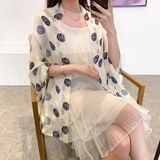  Quà tặng 20/11 cho sếp nữ, vợ, cô giáo, giáo viên nữ, mẹ và bạn gái, người yêu nữ quà tặng Khăn quàngchoàng cổ lụa cao cấp cho nữ văn phòng sở đẹp màu trắng AGANA - KS174 