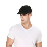  Quà tặng 20/10 cho đối tác nam, sếp nam, đồng nghiệp nam, người yêu nam ,bạn bè, anh trai hoặc người thân quà tặng Mũ nón beret nam cao cấp AGANA mũ nồi nam phong cách Newboy cổ điển pha lẫn hiện đại - Màu Đen - MBRN001 
