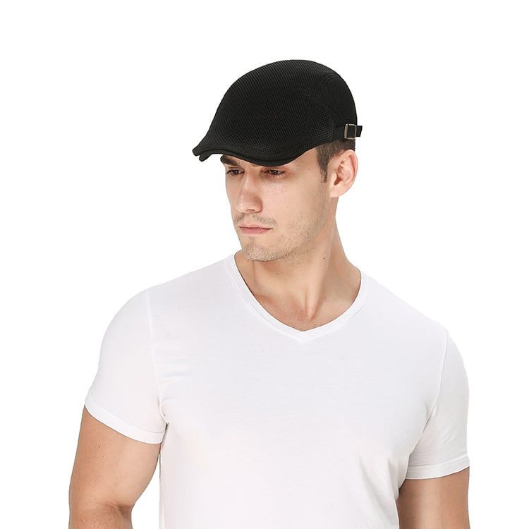  Quà tặng 20/10 cho đối tác nam, sếp nam, đồng nghiệp nam, người yêu nam ,bạn bè, anh trai hoặc người thân quà tặng Mũ nón beret nam cao cấp AGANA mũ nồi nam phong cách Newboy cổ điển pha lẫn hiện đại - Màu Đen - MBRN001 