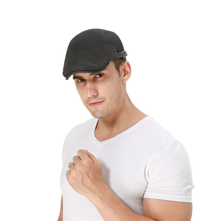  Quà tặng 20/10 cho đối tác nam, sếp nam, đồng nghiệp nam, người yêu nam ,bạn bè, anh trai hoặc người thân quà tặng Mũ nón beret nam cao cấp AGANA mũ nồi nam phong cách Newboy cổ điển pha lẫn hiện đại - Màu Xám - MBRN001 