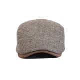  Quà tặng 20/10 cho đối tác nam, sếp nam, đồng nghiệp nam, người yêu nam ,bạn bè, anh trai hoặc người thân quà tặng Mũ nón beret nam cao cấp AGANA mũ nồi nam phong cách Newboy cổ điển pha lẫn hiện đại - Màu Nâu - MBRN002 