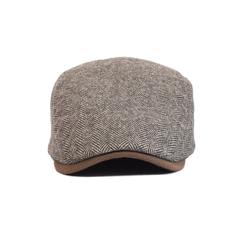  Quà tặng 20/10 cho đối tác nam, sếp nam, đồng nghiệp nam, người yêu nam ,bạn bè, anh trai hoặc người thân quà tặng Mũ nón beret nam cao cấp AGANA mũ nồi nam phong cách Newboy cổ điển pha lẫn hiện đại - Màu Nâu - MBRN002 