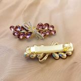  Quà tặng 20/10 cho sếp nữ, vợ, cô giáo, giáo viên nữ, mẹ và bạn gái, người yêu nữ quà tặng Kẹp (cặp) tóc cao cấp AGANA - Ghim kẹp tóc nữ đẹp đính đá hoa sang trọng phù hợp làm quà tặng mọi dịp - KDD117 