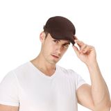 Quà tặng 20/10 cho đối tác nam, sếp nam, đồng nghiệp nam, người yêu nam ,bạn bè, anh trai hoặc người thân quà tặng Mũ nón beret nam cao cấp AGANA mũ nồi nam phong cách Newboy cổ điển pha lẫn hiện đại - Màu Nâu Đậm - MBRN001 