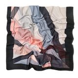  Quà tặng 20/11 cho sếp nữ, vợ, cô giáo, giáo viên nữ, mẹ và bạn gái, người yêu nữ quà tặng Khăn quàngchoàng cổ lụa cao cấp cho nữ văn phòng sở đẹp màu xanh hình đa khối AGANA - KS160 