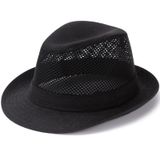  Quà tặng 20/11 cho đối tác nam, sếp nam, đồng nghiệp nam, người yêu nam ,bạn bè, anh trai hoặc người thân quà tặng Mũ nón phớt Fedora lưới dành cho nam cao cấp AGANA nón cao bồi phong cách cổ điển pha lẫn hiện đại - Màu Đen - MFDN006 