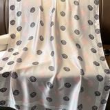  Quà tặng 20/10 cho sếp nữ, vợ, cô giáo, giáo viên nữ, mẹ và bạn gái, người yêu nữ quà tặng Khăn quàngchoàng cổ lụa cao cấp cho nữ văn phòng sở đẹp màu tím nhạt hoa hồng AGANA - KS173 